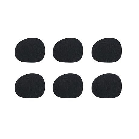 Recycled Leather Coaster Set of 6 by Aida – Clay Tones for Calm, Stylish Tables