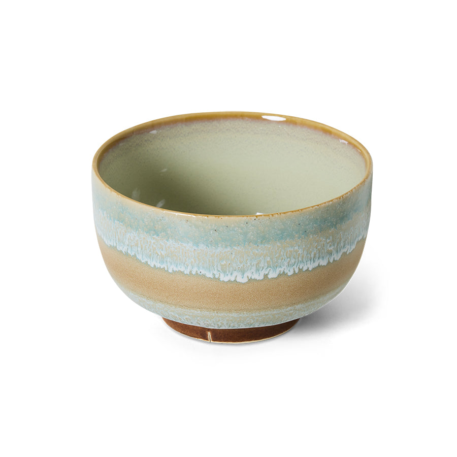 Skyline noodle bowl by HKLIVING at an angle, showing the mint interior