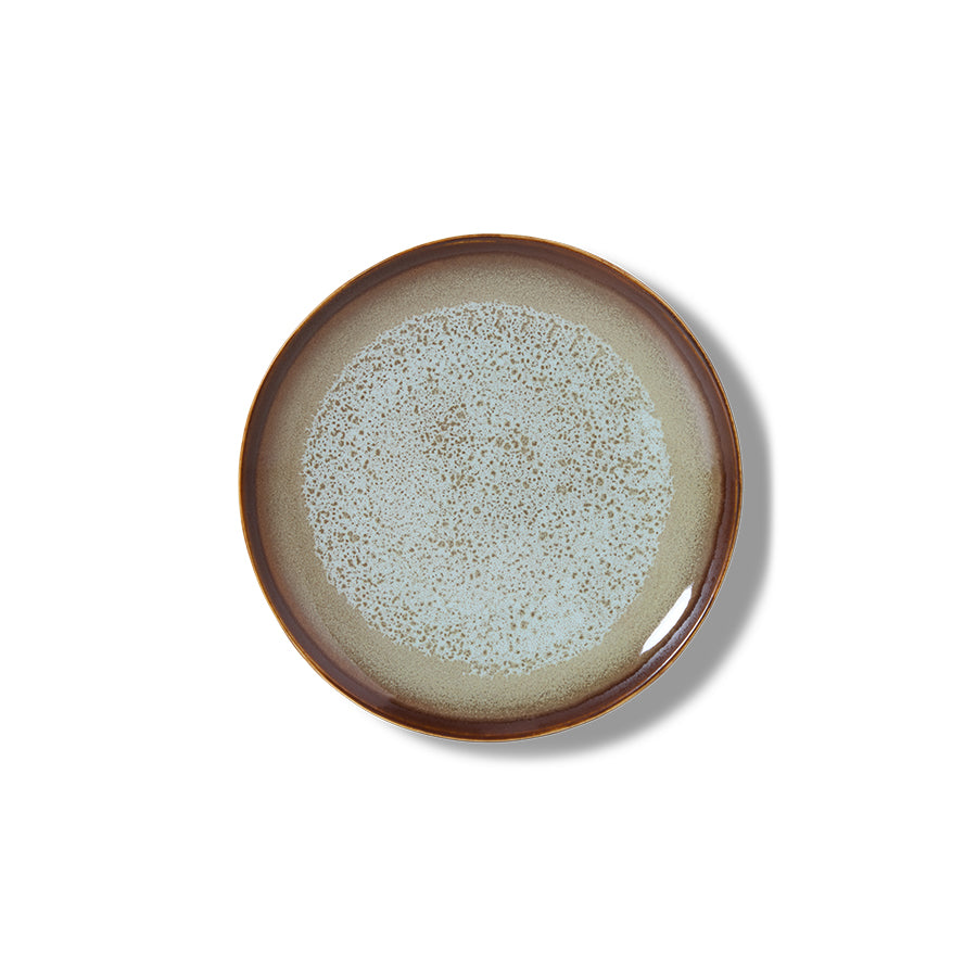 Single HKLIVING Contrast dessert plate from above