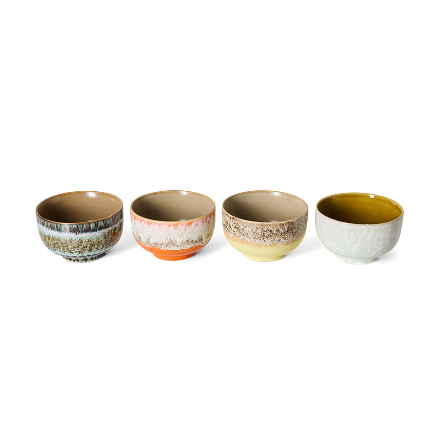 70s Ceramics Noodle Bowls in Sunset by HKLIVING, alternate angle