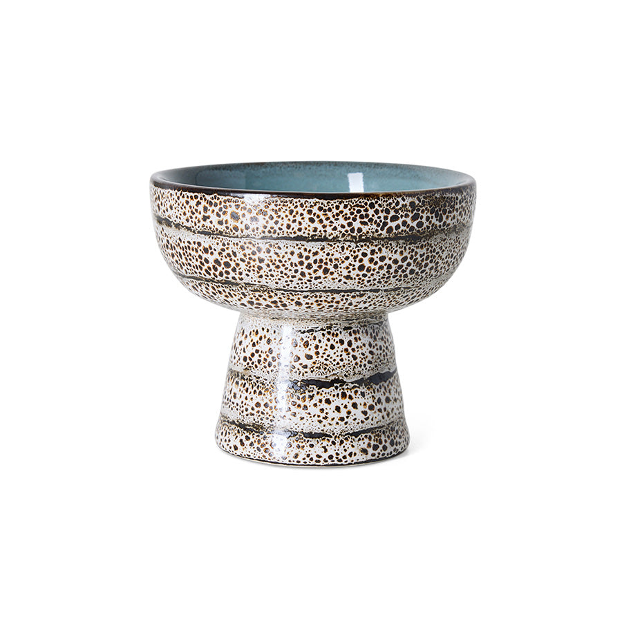 70s Ceramics Small Tapas Bowl on Base in Brew by HKLIVING – North Home