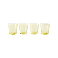 Farmhouse water glasses in honey by HKLIVING, small, set of 4