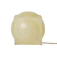 Glassfibre floor lamp in natural by HKLIVING, packshot