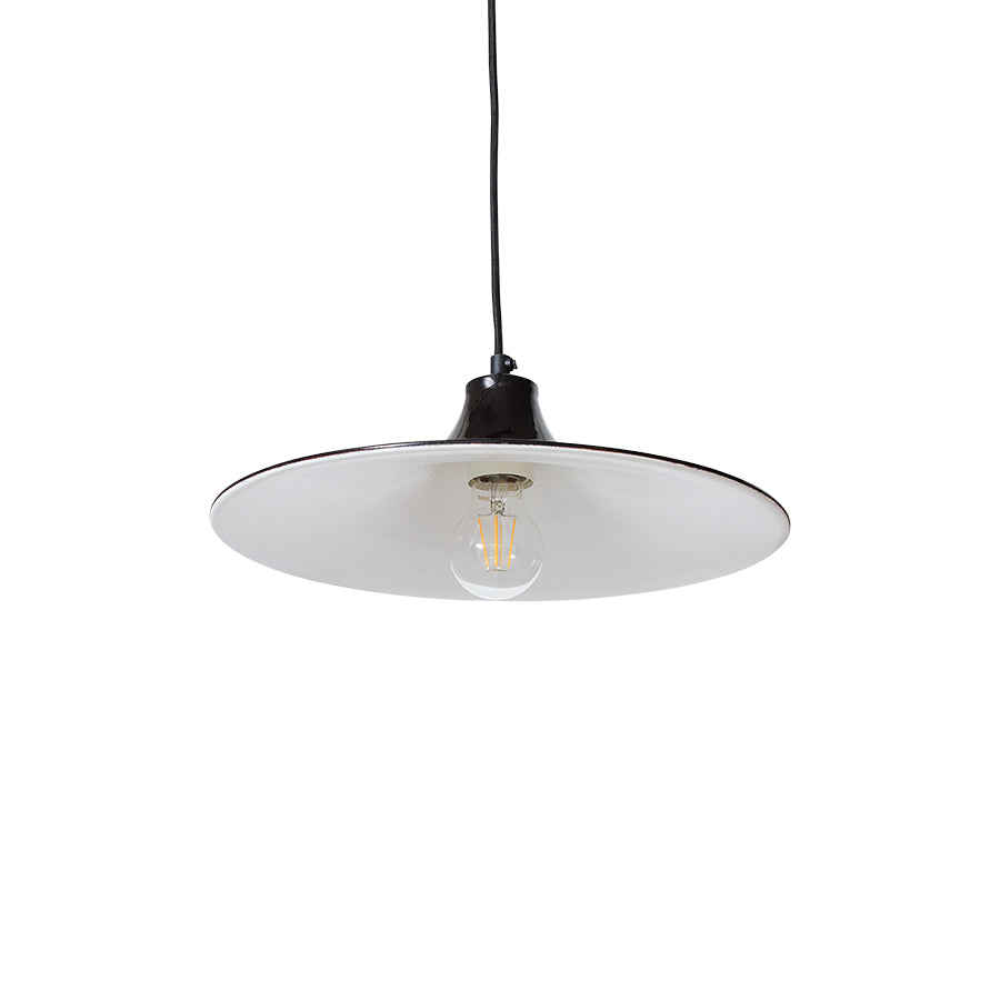 Pavilion Pendant Lamp in Black by HKLIVING, Medium, lifestyle shot