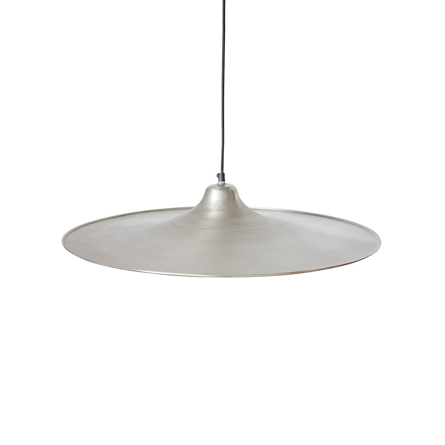 Pavilion Pendant Lamp in Silver by HKLIVING, Large, lifestyle shot