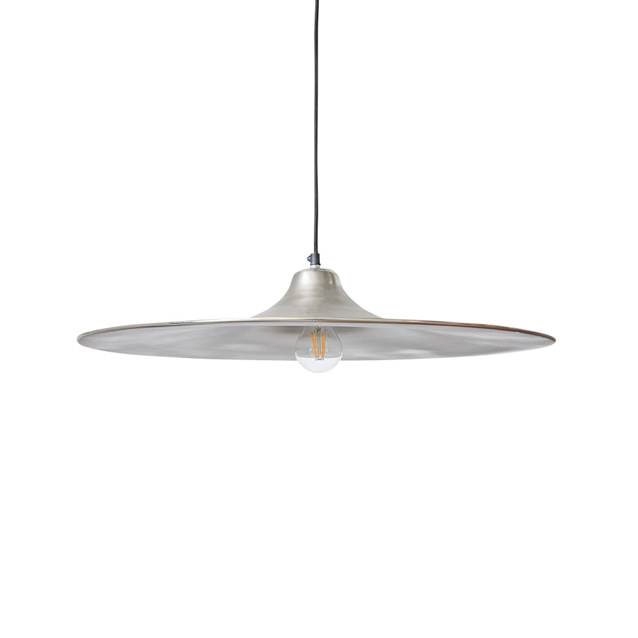 Pavilion Pendant Lamp in Silver by HKLIVING, Large, alternate lifestyle shot