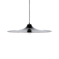 Pavilion Pendant Lamp in Black by HKLIVING, Large, on a plain background