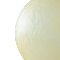 Large glassfibre pendant lamp in a styled interior