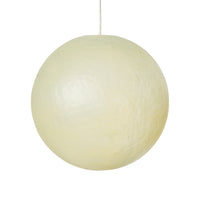 Glassfibre pendant lamp in natural by HKLIVING, large 80cm packshot