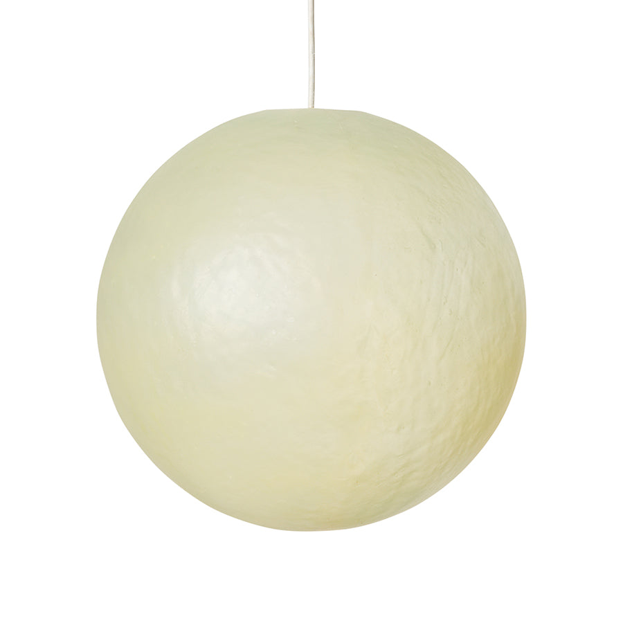 Glassfibre pendant lamp in natural by HKLIVING, large 80cm packshot