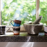 HKliving Espresso Mugs, Set of 4, 70s Collection