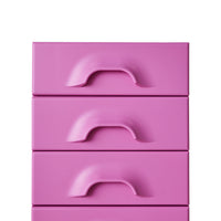 HKLIVING Chest of 8 Drawers in Urban Pink