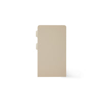 Detail shot of the cream Space Nightstand by HKLIVING