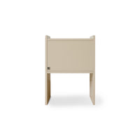 Detail shot of the cream Space Nightstand by HKLIVING