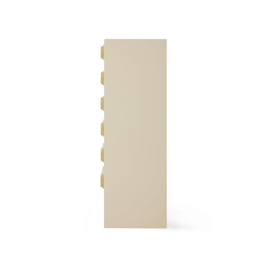 Detail shot of the Space Drawer Cabinet in Sage-Cream by HKLIVING