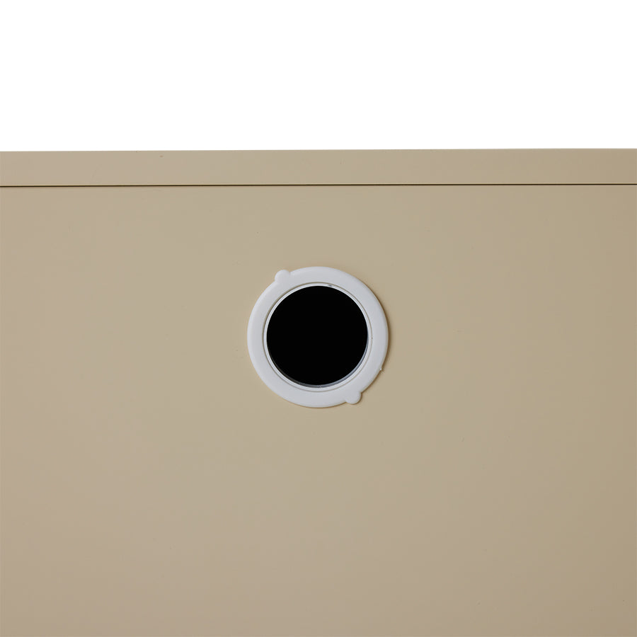 Additional detail view of the Space Lowboard in Sage-Cream by HKLIVING