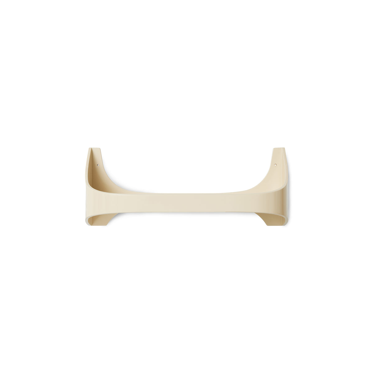 Technical dimension diagram of the Retro Wall Shelf in Cream by HKLIVING