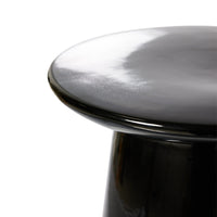 Earthenware Side Table M Black