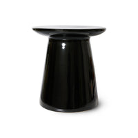 Earthenware Side Table M Black
