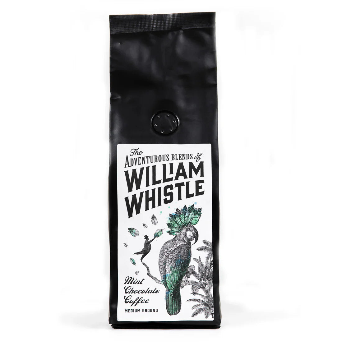 After dinner coffee with cool mint and cocoa undertones in signature packaging