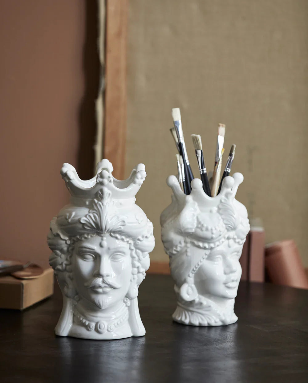 REMIRE Vase S White
