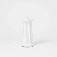 White Terracotta Candlesticks