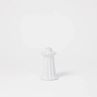 White Terracotta Candlesticks