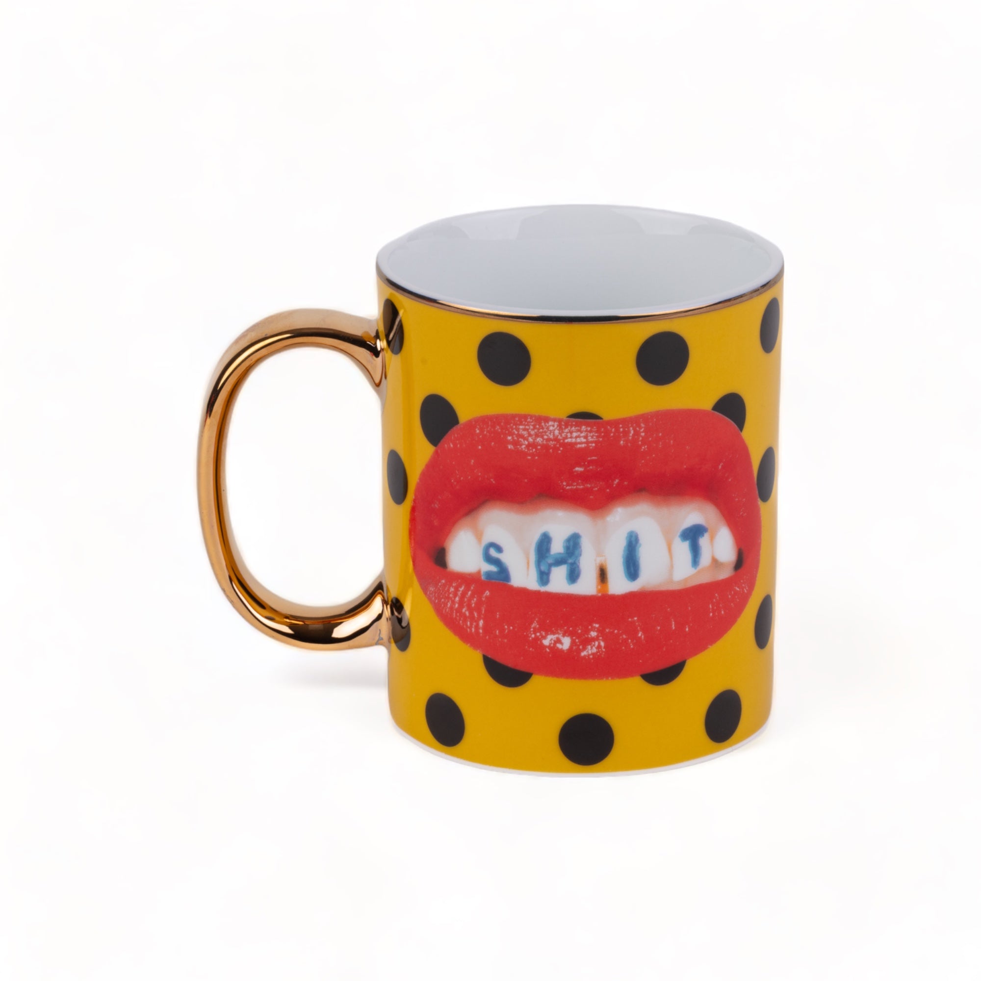 Seletti x TOILETPAPER Porcelain Mug Collection - Political Satire Meets Surreal Design