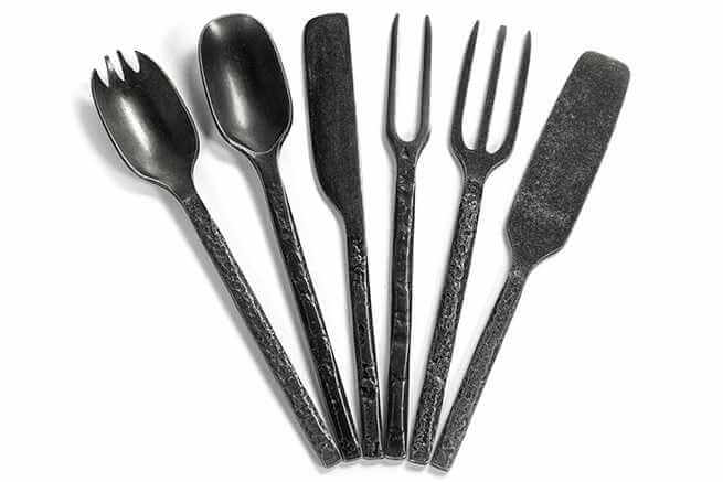 Anthracite/Stone Wash Tongs