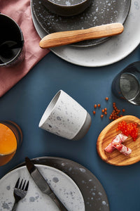 Stoneware Mug in Nordic Grey RAW by Aida – Calm Scandinavian Style for Everyday Rituals