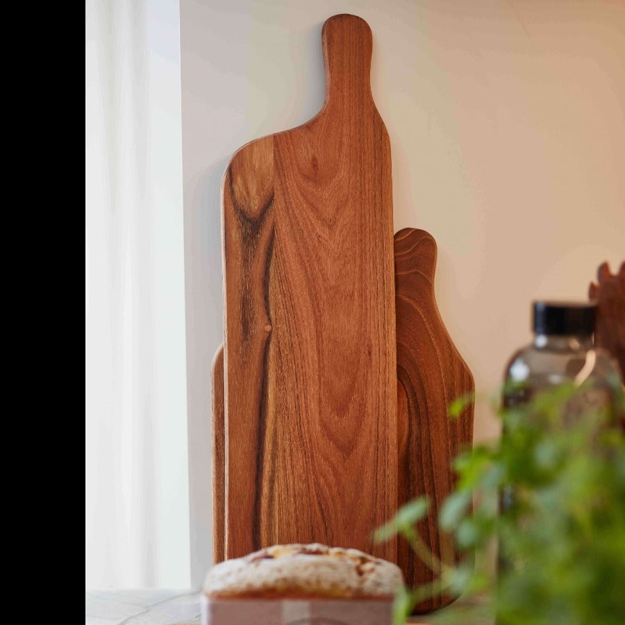 RAW Teak Wood Cutting Boards by Aida – Natural Boards for Prep & Serving