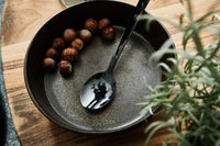 Metallic Brown Soup Plate