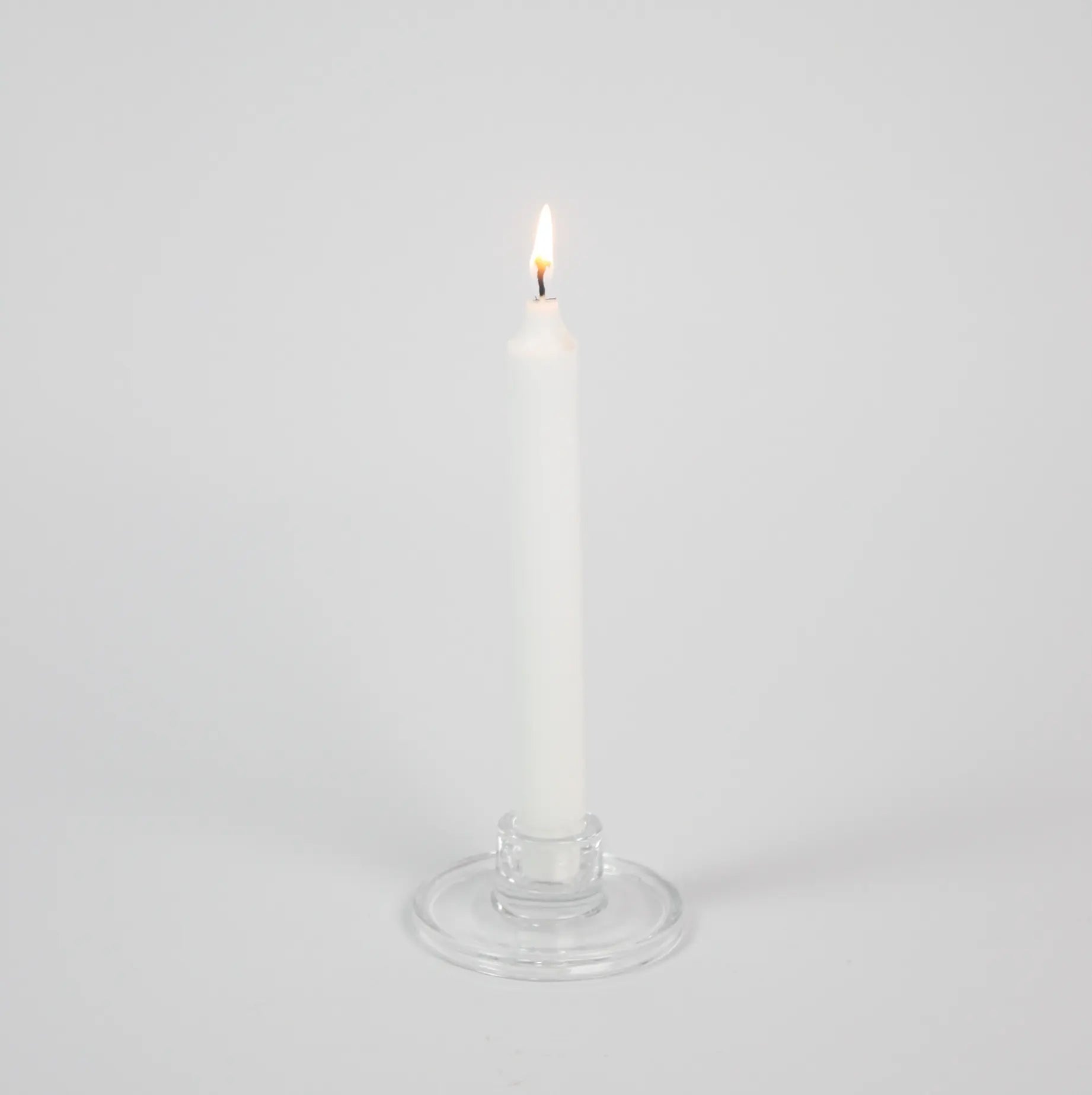 Clear Glass Candle Holder - Isabella by Olsson & Jensen
