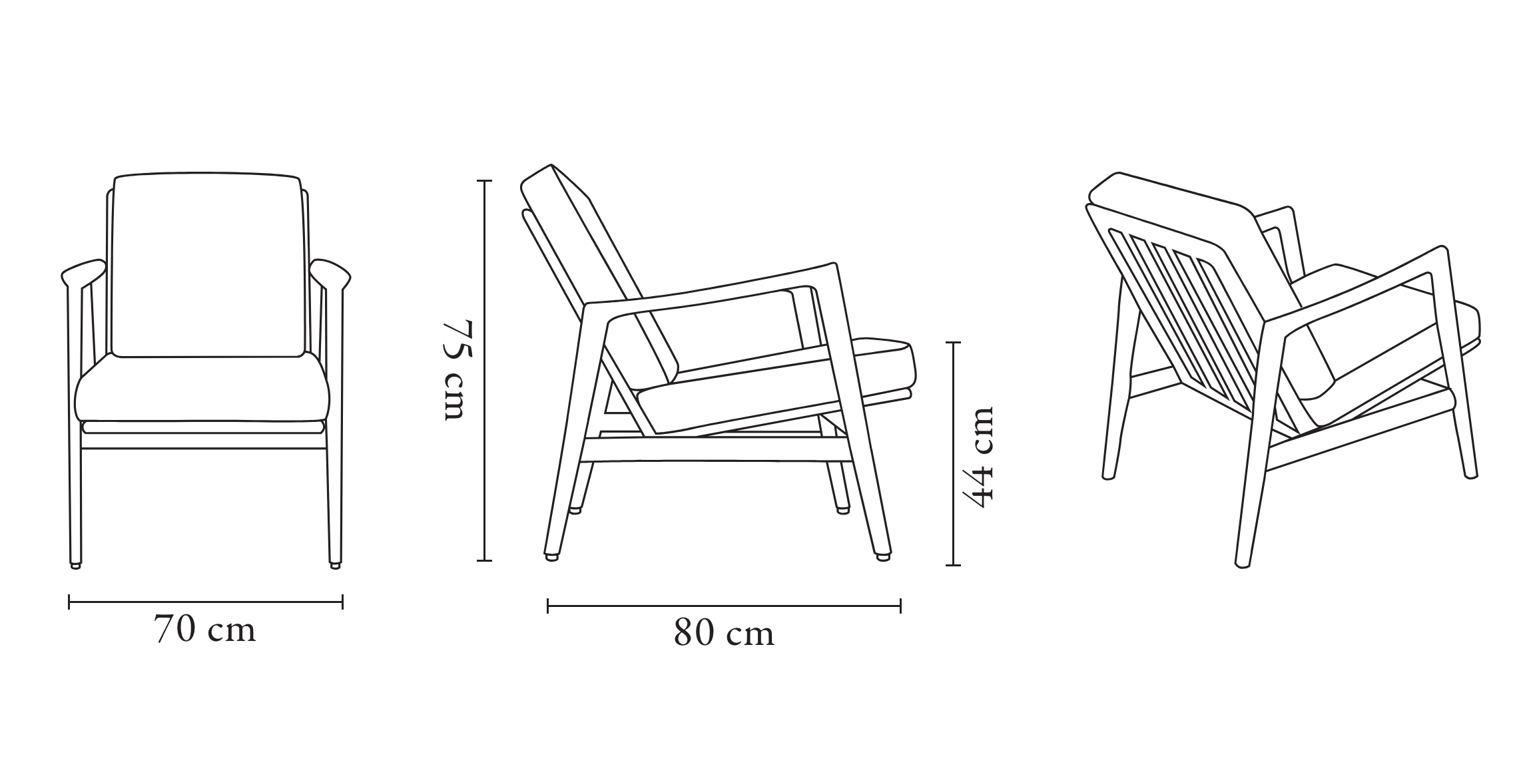 Stefan Lounge Chair, Made to Order by 366 Concept