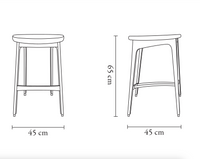 Bar Stool, 200-190, With and Without a Backrest, 75cm, Made to Order by 366 Concept