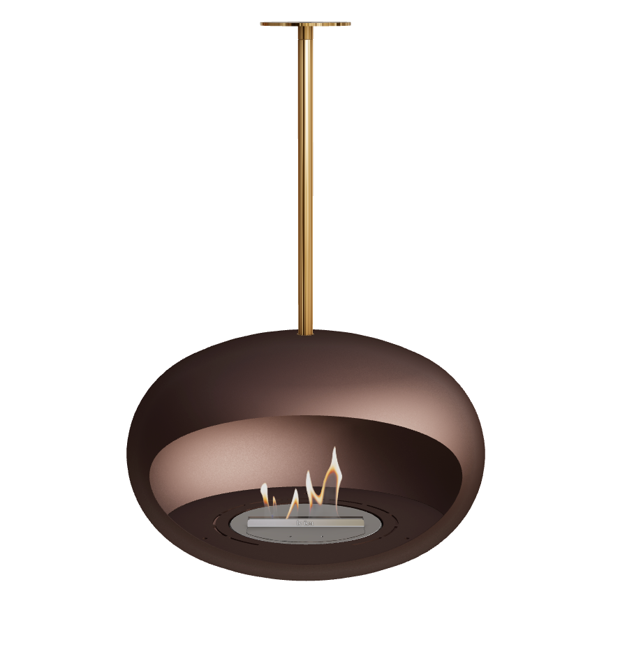 Le Feu Dome Sky – Ceiling-Hung Bioethanol Fireplace, Classic