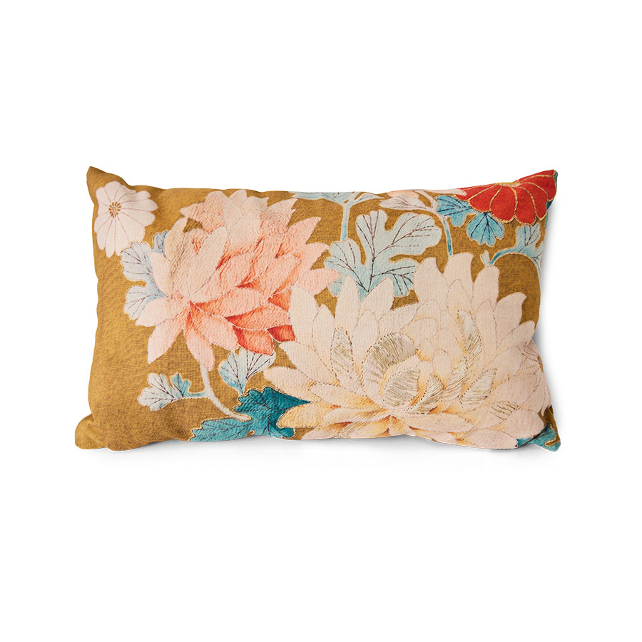 Printed Cushion, Spring by HKLIVING, front detail