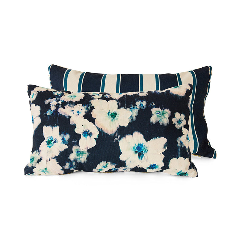 Printed Cushion, Blues by HKLIVING – North Home