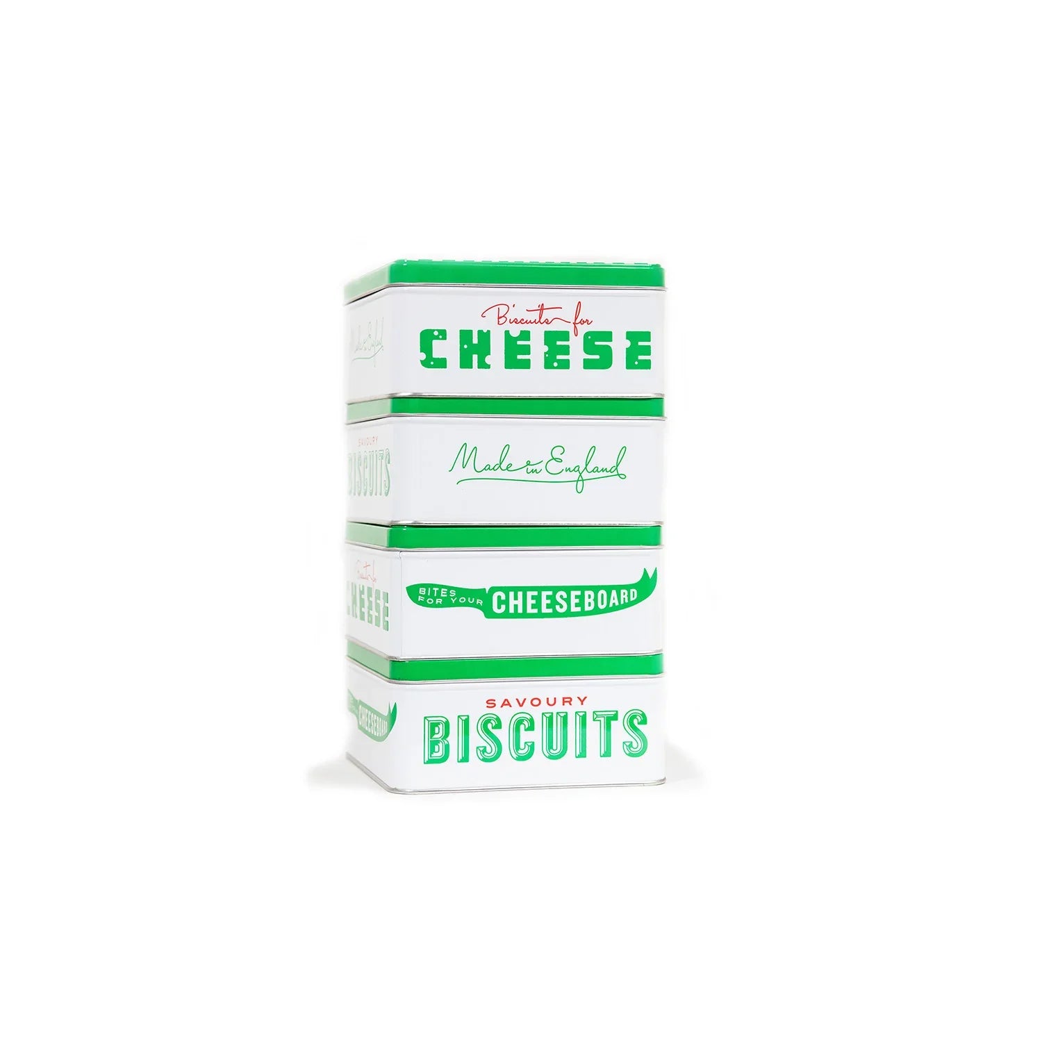 Handmade Biscuits for Cheese in a Tin by Makers & Merchants – Rich Parmesan & Cornish Seaweed