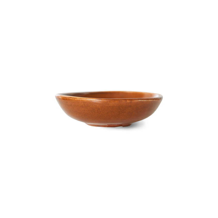 Small Dish, Chef Ceramics, Burned Orange by HKLIVING
