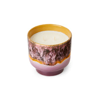 Floral Herbal Scented Candle, Cape Town, 70s Ceramics by HKLIVING