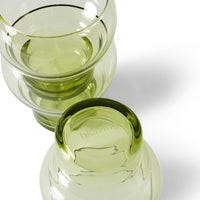 bulb glasses, set of 4, 70s glassware HKLIVING
