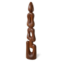 Vertigo Teak Wood Art Sculpture, 2m tall, HKLIVING