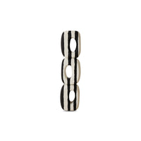 Monochrome Art Sculpture - Handwoven Palm Statement Piece by HKLIVING
