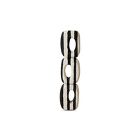 Monochrome Art Sculpture - Handwoven Palm Statement Piece by HKLIVING