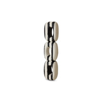 Monochrome Art Sculpture - Handwoven Palm Statement Piece by HKLIVING