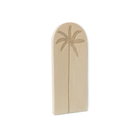 Palm, Stoneware Wall Tile, Wall Art, Cream Wall Decor from HKLIVING