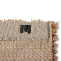 Wall Rug, Sunrise, Brown Blue Wall Art by HKLIVING