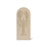 Lobster, Stoneware Wall Tile, Wall Art, Cream Wall Decor from HKLIVING