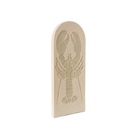 Lobster, Stoneware Wall Tile, Wall Art, Cream Wall Decor from HKLIVING